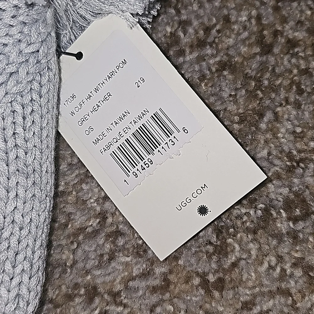 UGG Cuff Hat with Pom